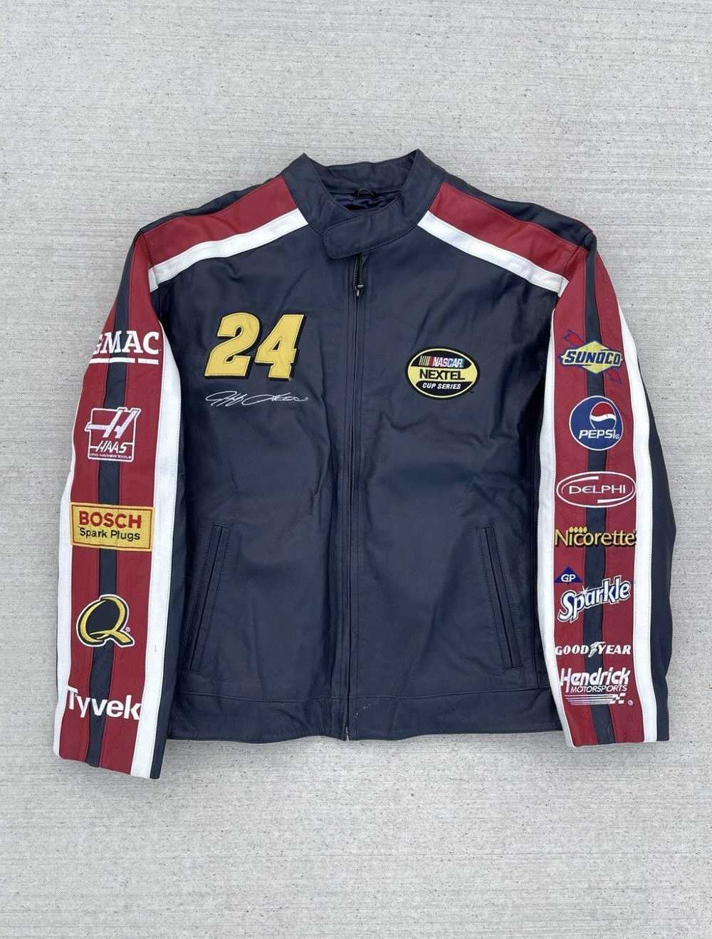 Dupont Vintage Nascar Jeff Gordon Leather DuPont … - image 2