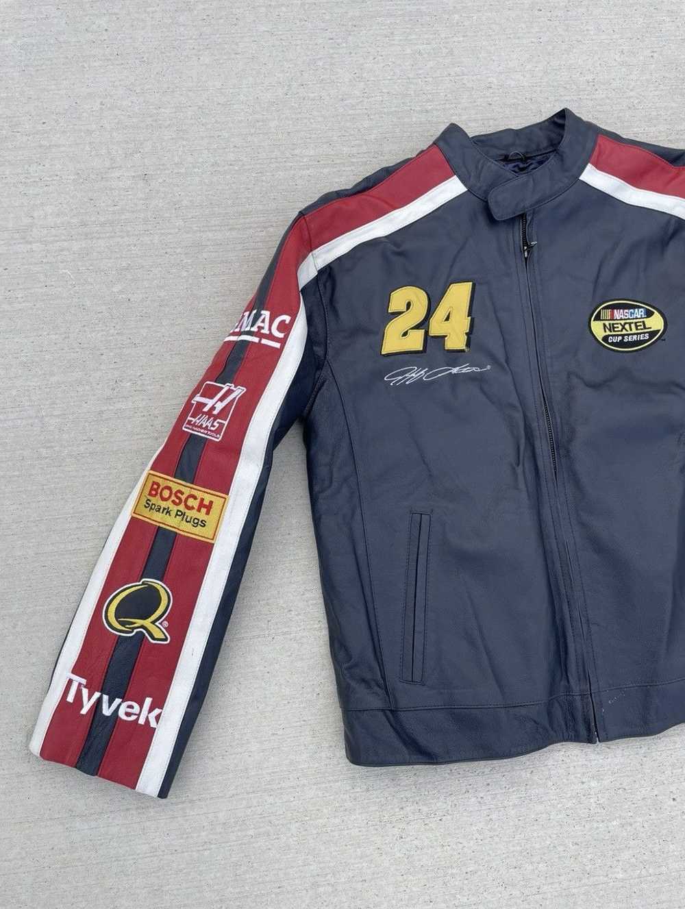 Dupont Vintage Nascar Jeff Gordon Leather DuPont … - image 3