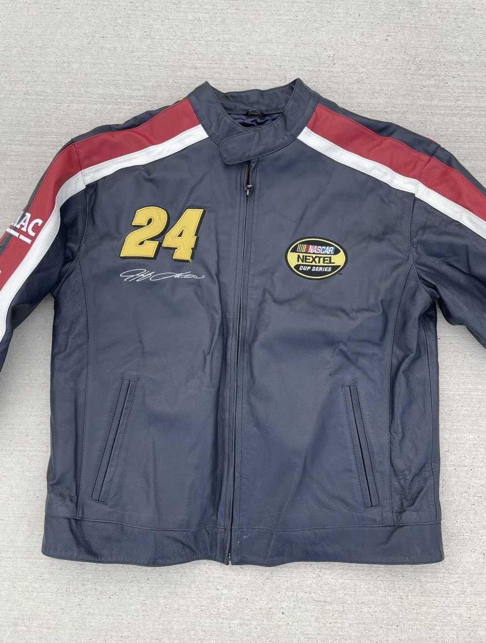 Dupont Vintage Nascar Jeff Gordon Leather DuPont … - image 5