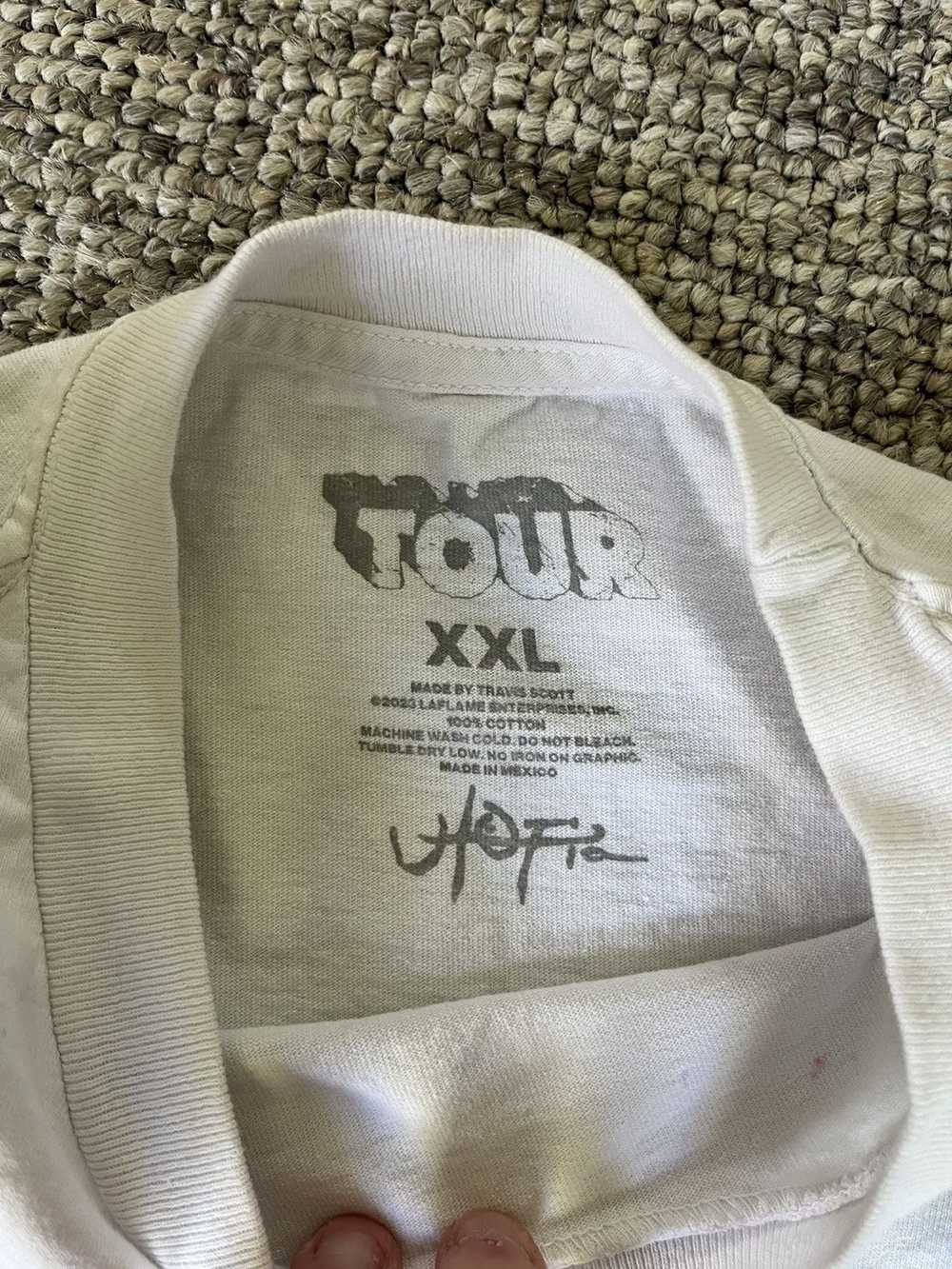 Travis Scott Travis scott tour shirt size XXL - image 3