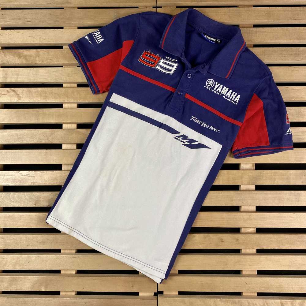 Racing × Yamaha Mens Polo T Shirt Yamaha Size M - image 1