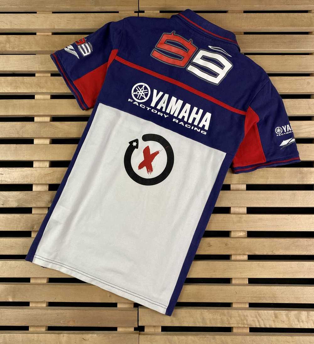 Racing × Yamaha Mens Polo T Shirt Yamaha Size M - image 2