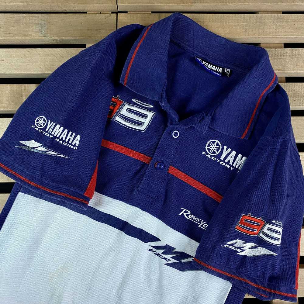 Racing × Yamaha Mens Polo T Shirt Yamaha Size M - image 4