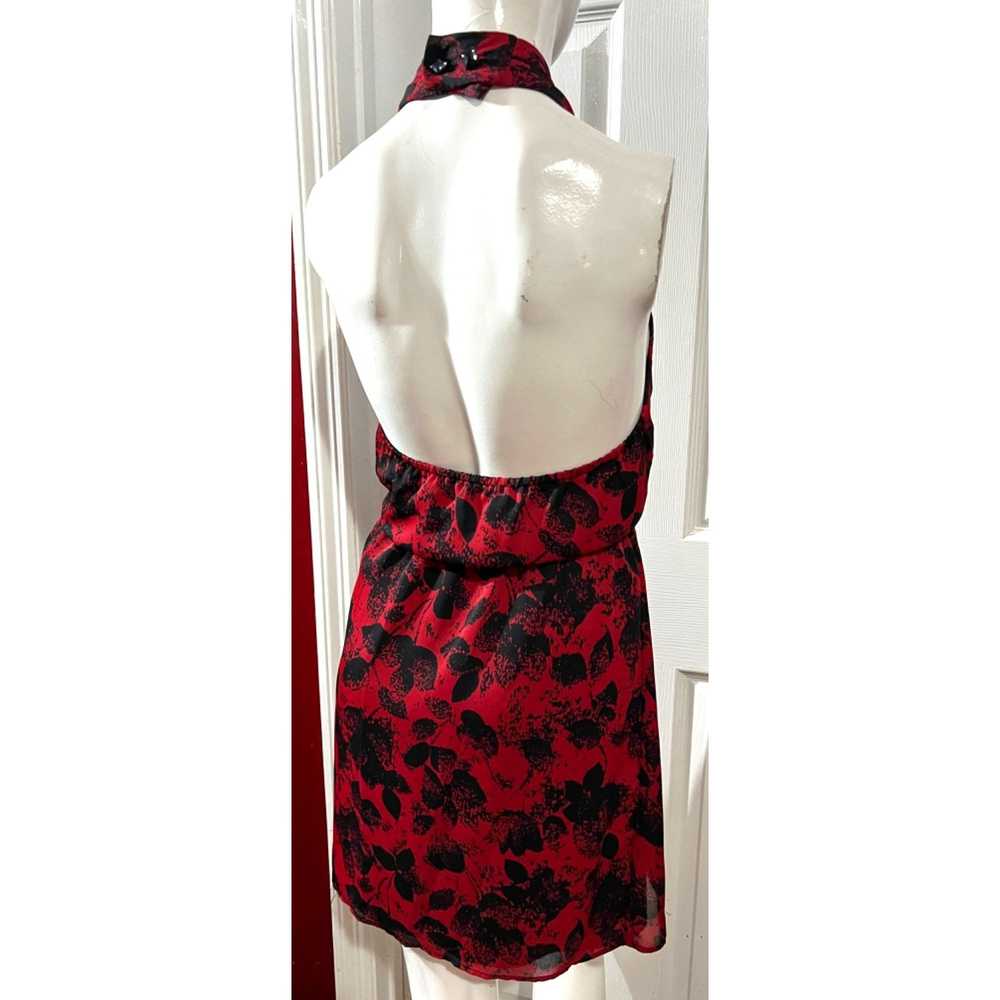 Bcbg Maxazria BCBGeneration Red Floral Mini Wrap … - image 7