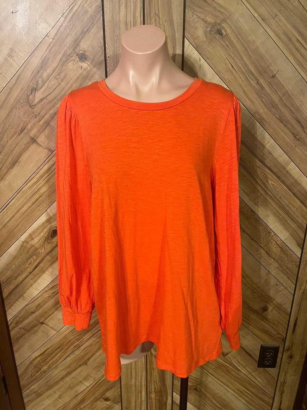 Torrid Super Soft By Torrid Orange Slub Jersey Lo… - image 2