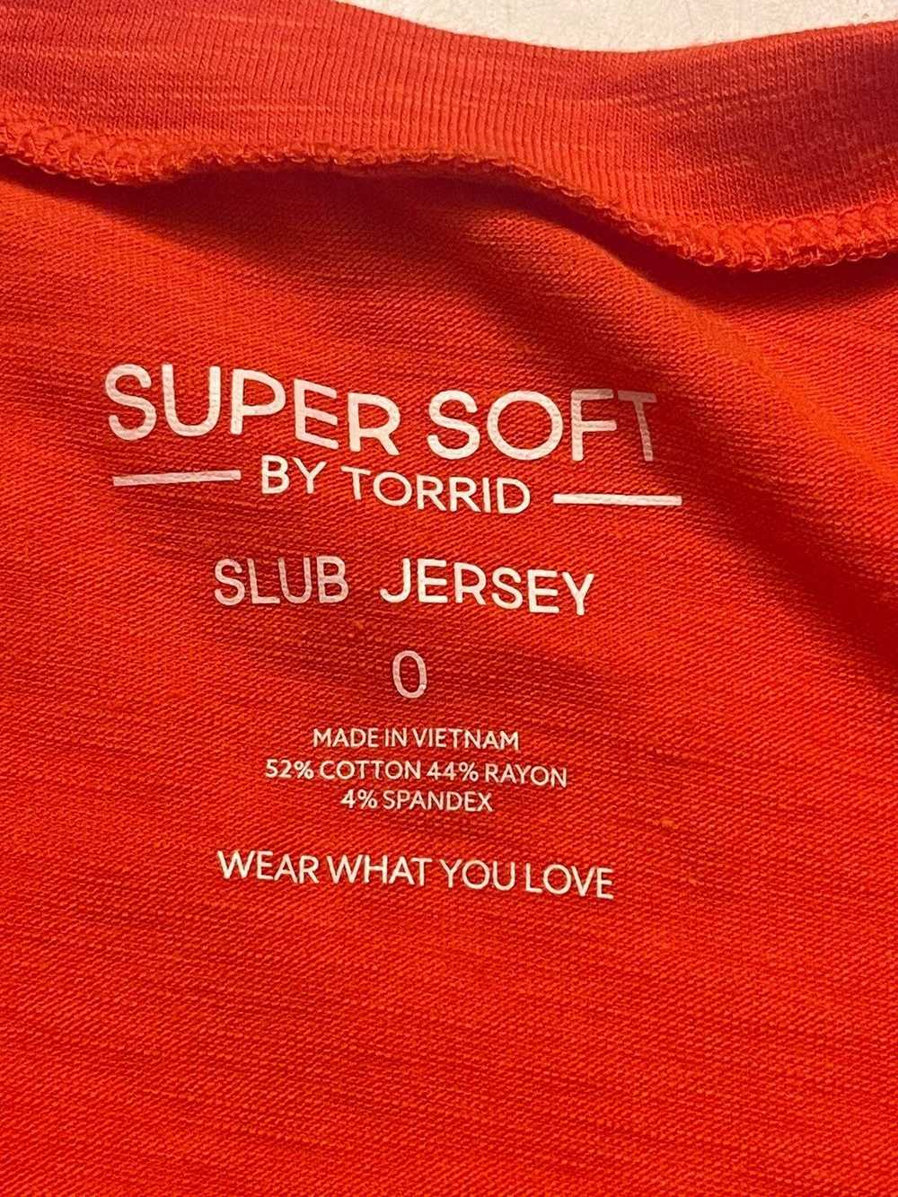 Torrid Super Soft By Torrid Orange Slub Jersey Lo… - image 6