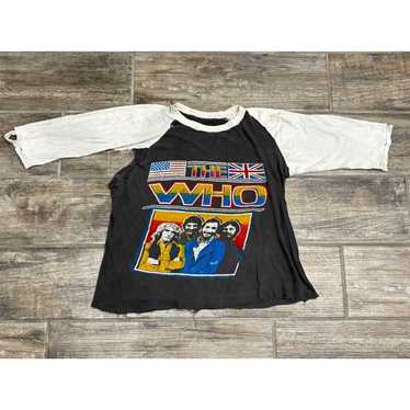 Vintage Vintage 70s The Who Rock Band Raglan Shir… - image 1