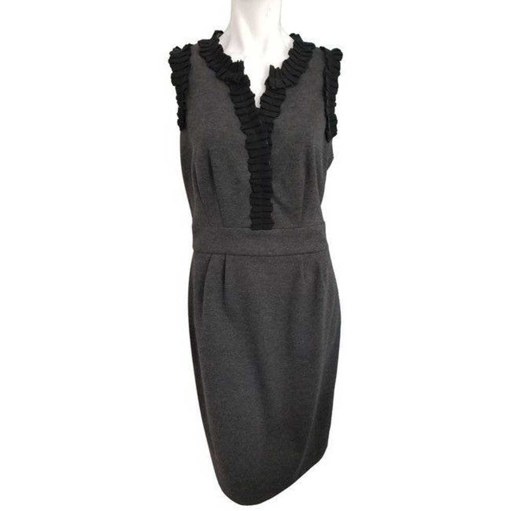 Other Just Taylor Ruffled Sheath Dress Sz 10 Slee… - image 1