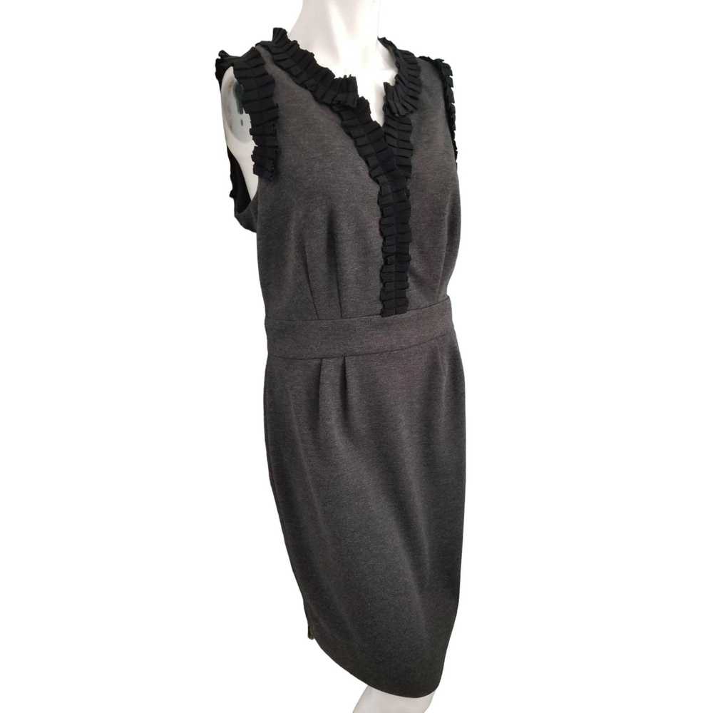 Other Just Taylor Ruffled Sheath Dress Sz 10 Slee… - image 5