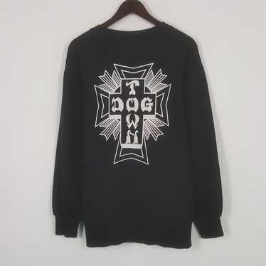 Dogtown Vintage Dog Town Black Dragon Old Skate Tshirt - Gem