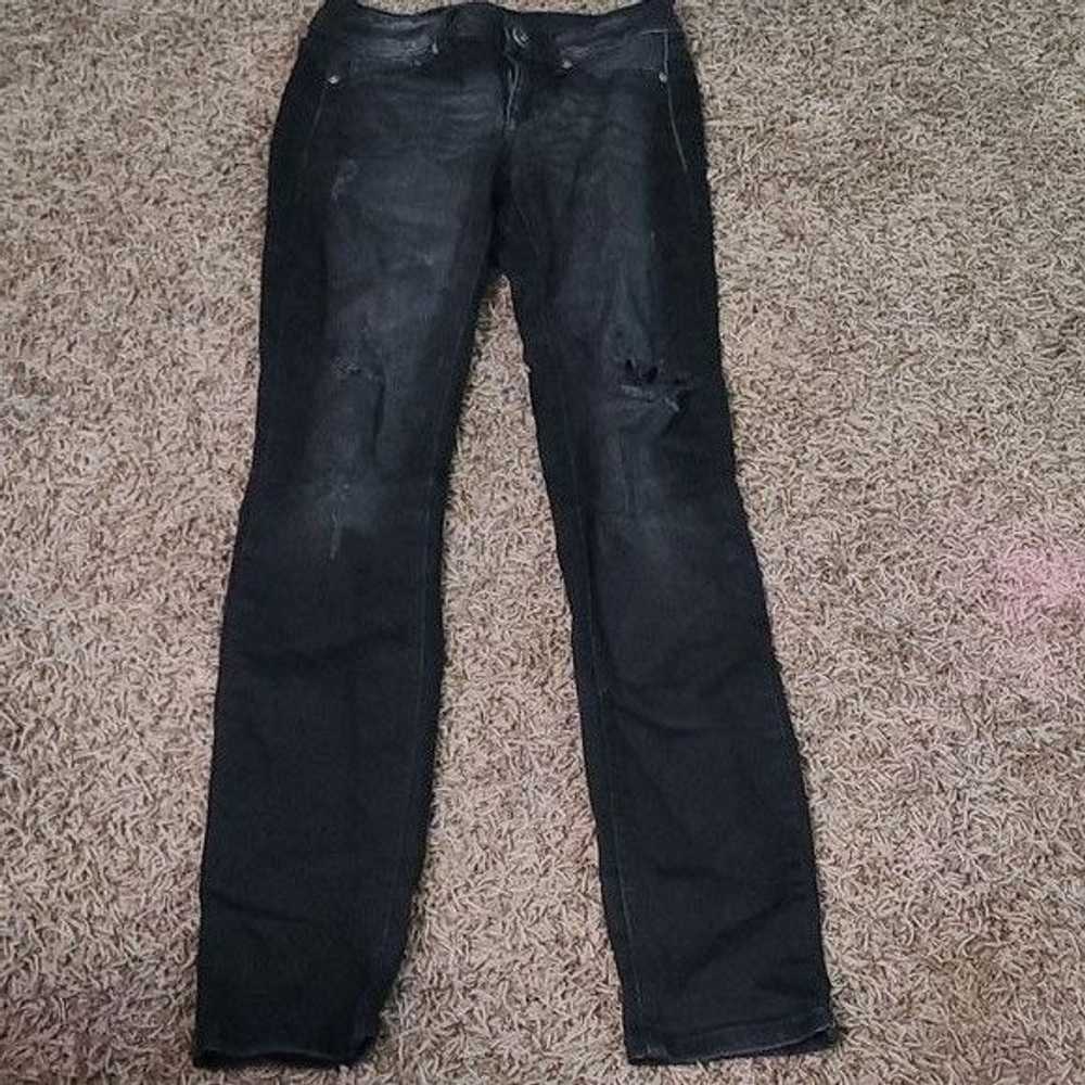 Other Maurices Black Distressed XS Regular Jeggin… - image 1