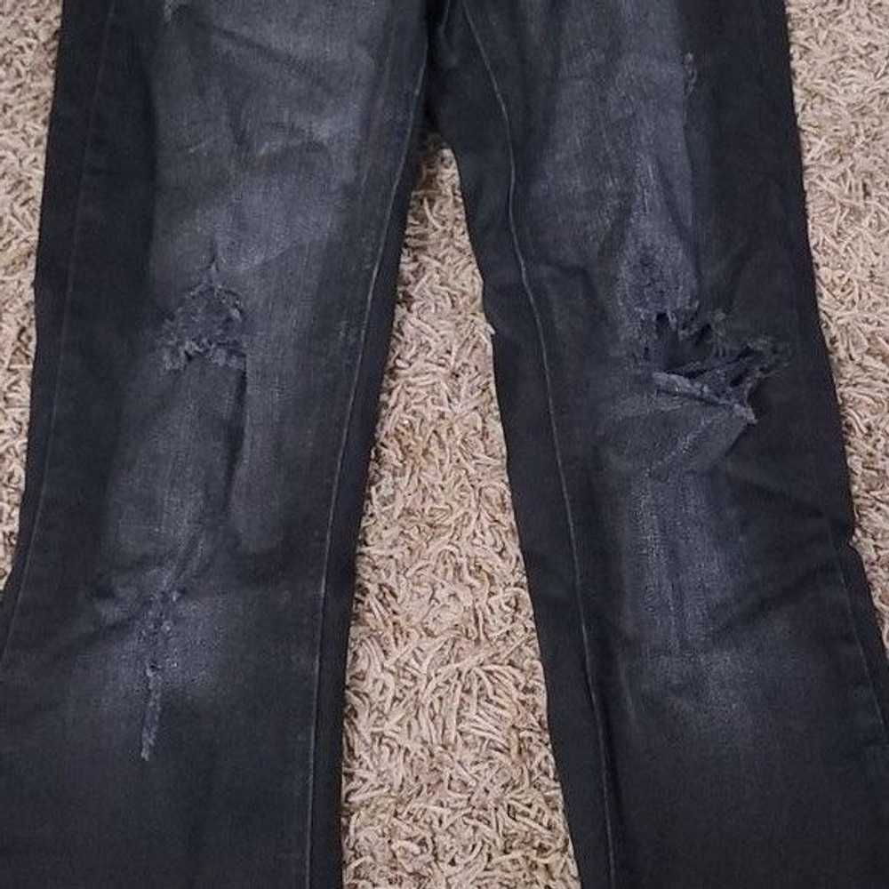 Other Maurices Black Distressed XS Regular Jeggin… - image 4