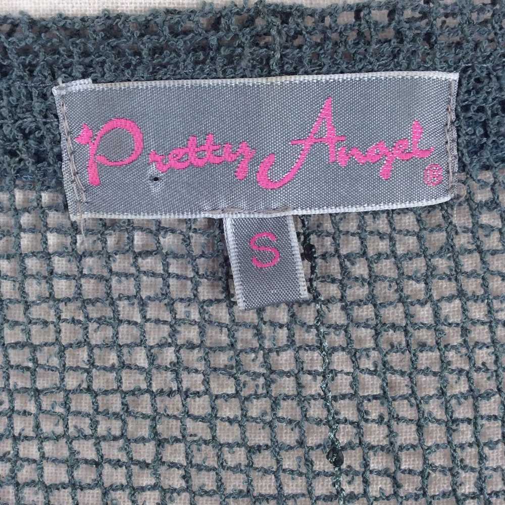 Other Pretty Angel Cardigan Sweater Linen Floral … - image 10