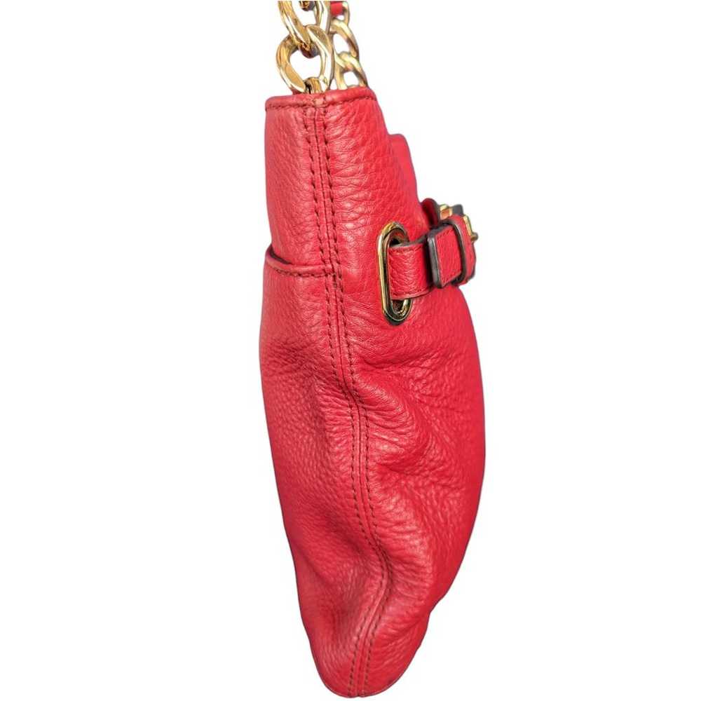 Michael Kors Hamilton Red and Gold Crossbody Leat… - image 4