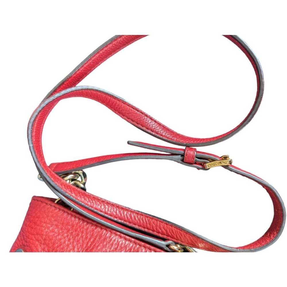 Michael Kors Hamilton Red and Gold Crossbody Leat… - image 6