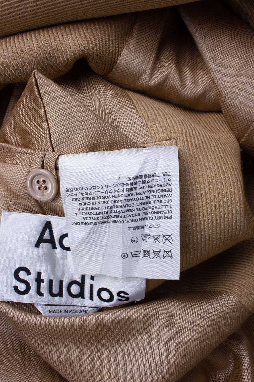 Acne Studios ACNE STUDIOS CAMEL VISCOSE BLEND LON… - image 10