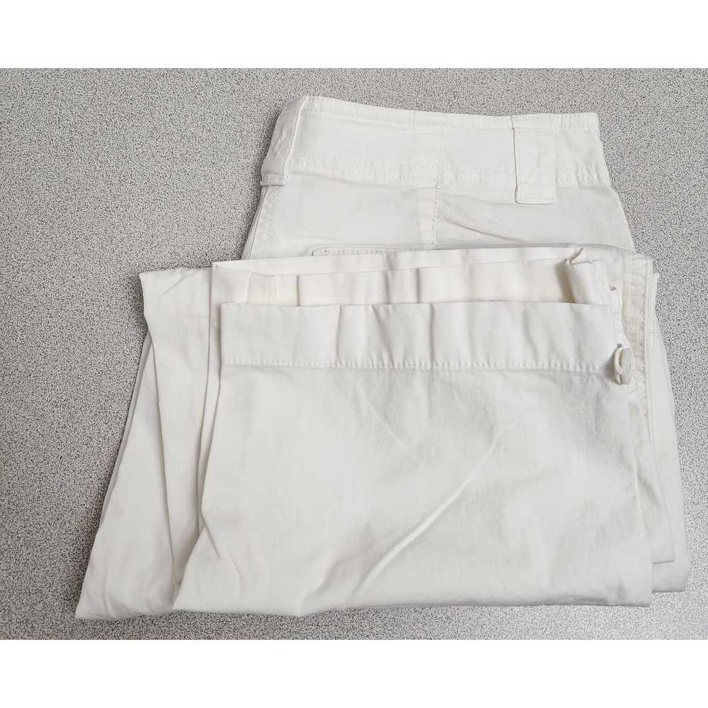Other Talbots White Flat Front Cropped Pants 8 Li… - image 6