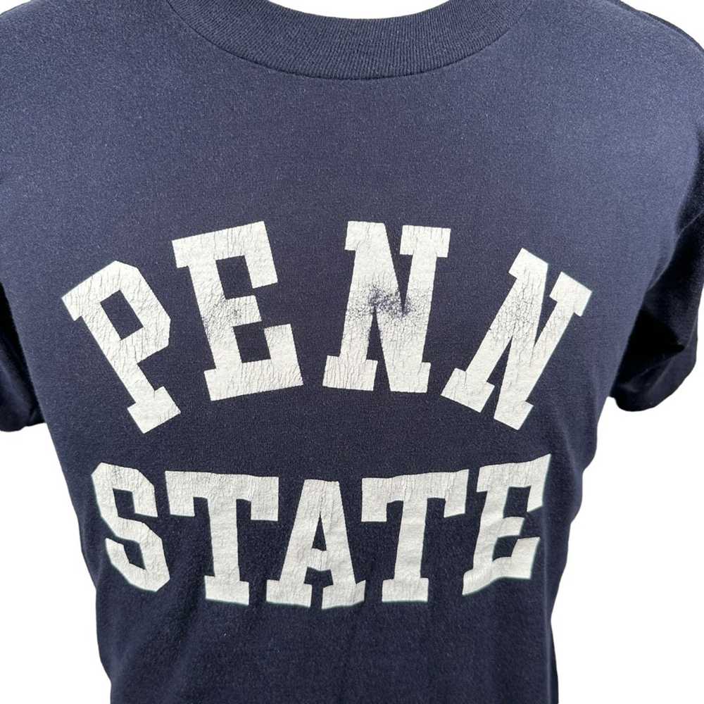 Sears Penn State T-Shirt Vintage Sears Blue Singl… - image 3