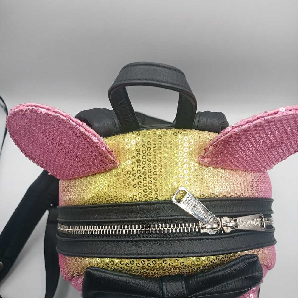 Loungefly Minnie Sequin multicolor backpack - image 6