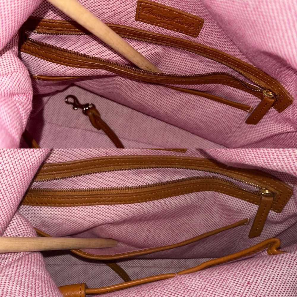 Vintage EUC Dooney & Bourke Leather Desert Tan Ho… - image 5