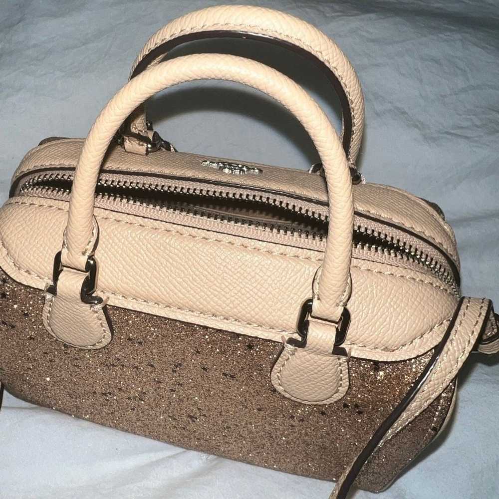 NWOT Authentic COACH Micro Bennett Satchel with S… - image 8
