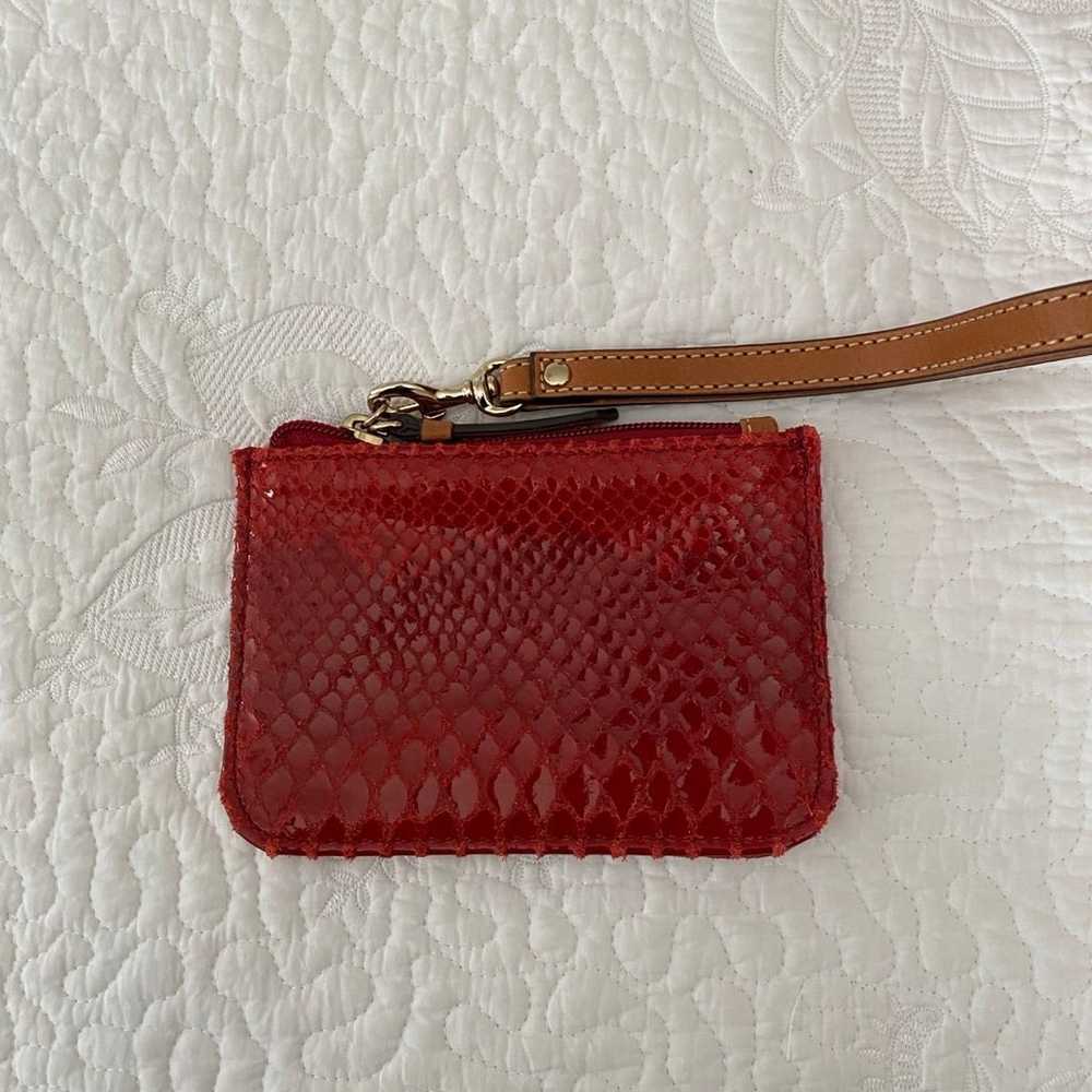 Dooney Bourke Snakeskin Style Leather Bag - image 10
