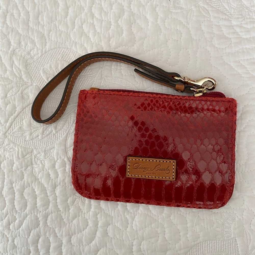 Dooney Bourke Snakeskin Style Leather Bag - image 9