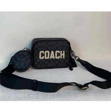 Charter Crossbody In Signature Canvas With Coach … - image 1