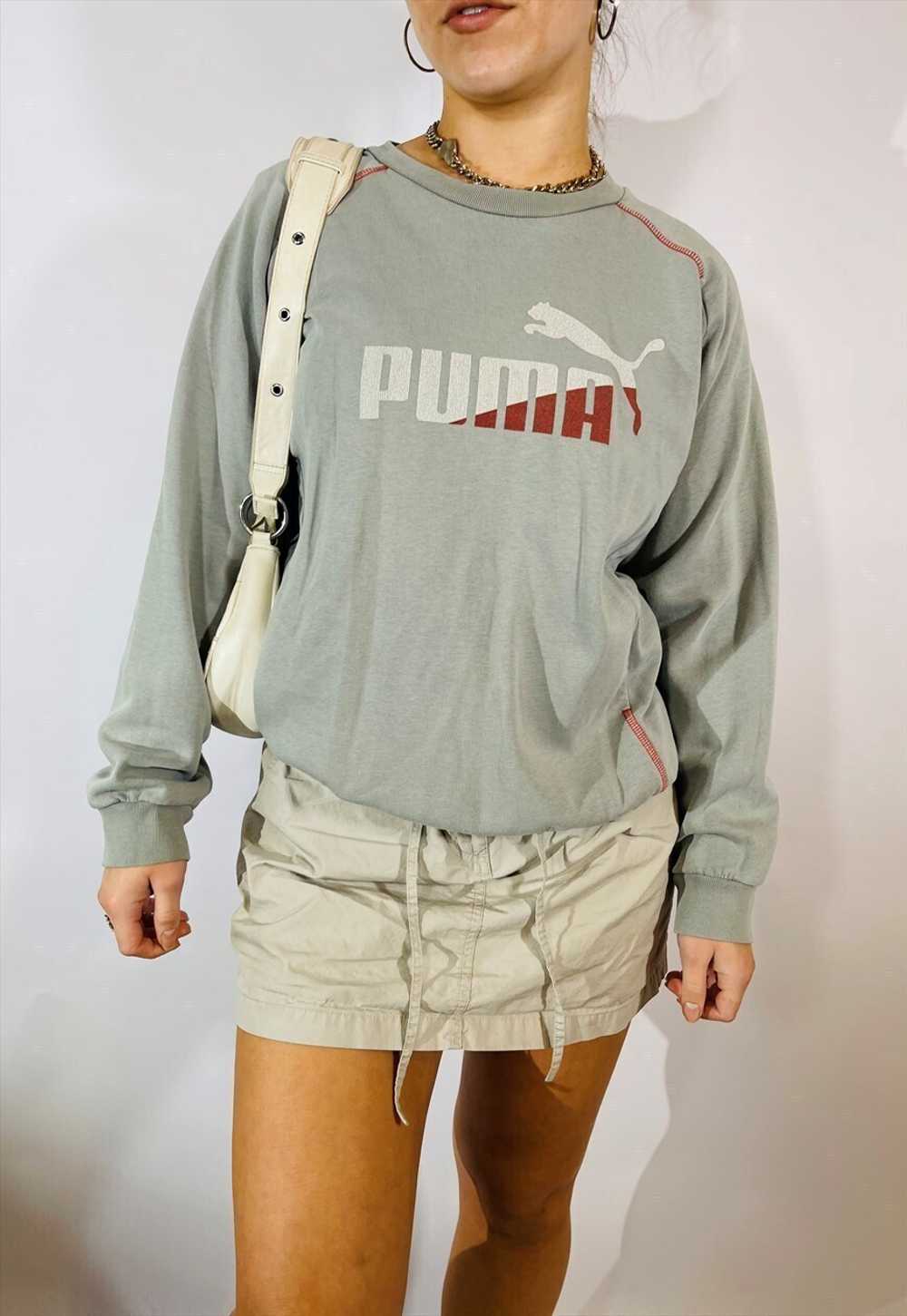 Vintage Size XL Puma Sweatshirt in Grey - image 4