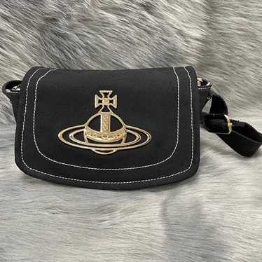 Vivienne Westwood Adjustable Shoulder Bag Orb Gold