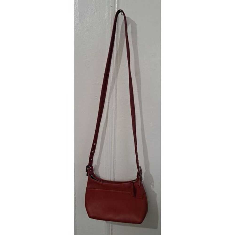 Vintage Womens Coach CLASSIC LEGACY HOBO RED leat… - image 1