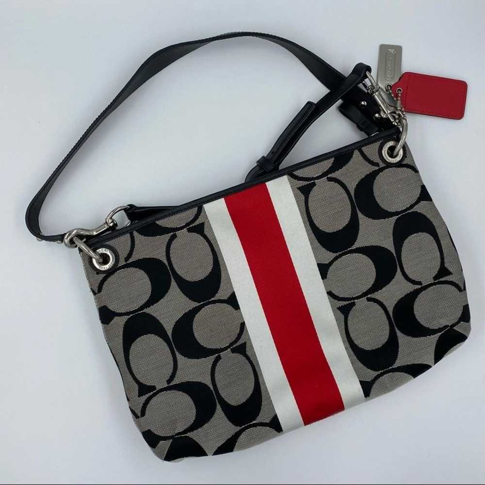 Coach Color Striped Crossbody Bag - image 2