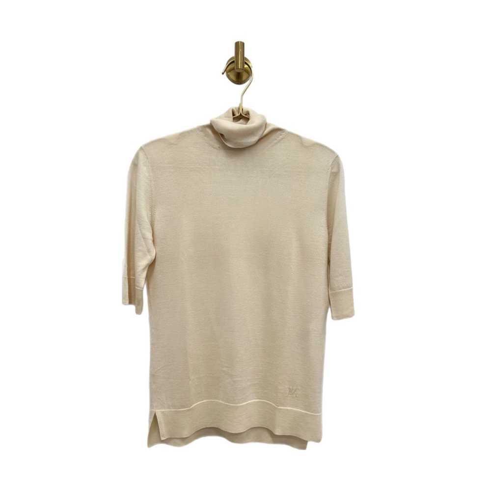 Louis Vuitton Cream Turtleneck Tee - image 5