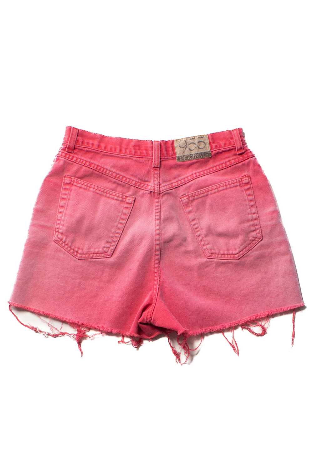 Vintage 955 Pink Cut Off Denim Shorts - image 3