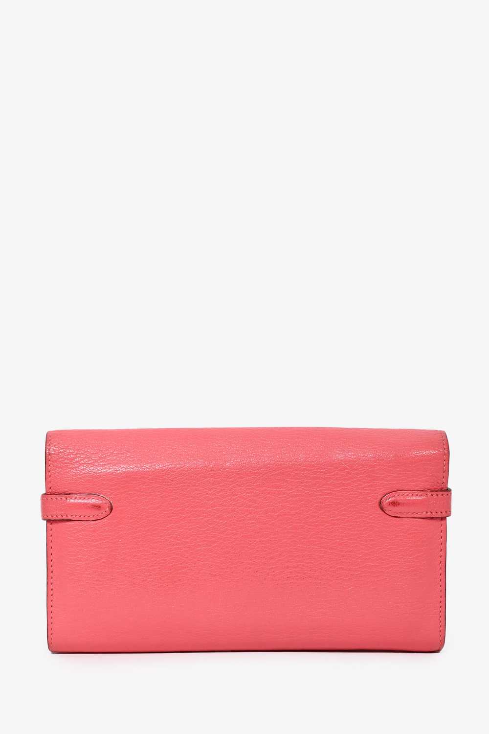 Hermès 2017 Pink Chevre Leather Kelly Classique W… - image 2