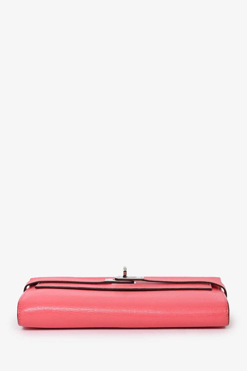 Hermès 2017 Pink Chevre Leather Kelly Classique W… - image 5