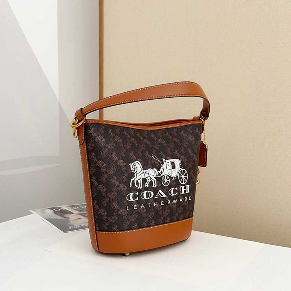 Coach Dakota Bucket Bag With Horse And Carriage P… - image 3