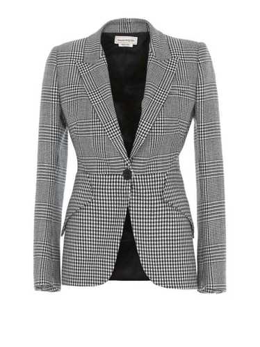 Product Details Alexander McQueen Grey Houndstooth