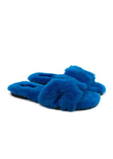 Managed by hewi Hermes Electric Blue Fluffy Shear… - image 1