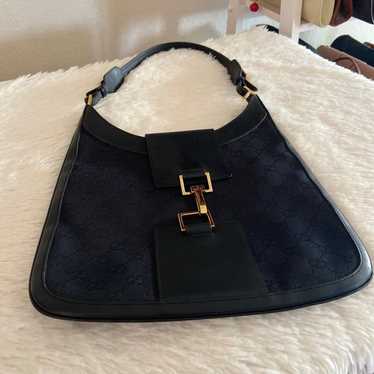Gucci GG Canvas Jackie Horsebit handbag