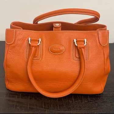 Tod's Vintage orange Leather  Bag