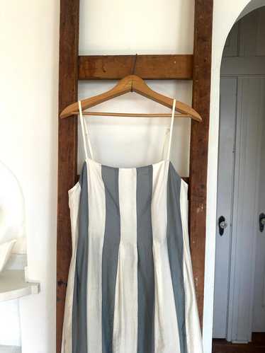 Madewell Pleated Midi Dress in Stripe | Used,…