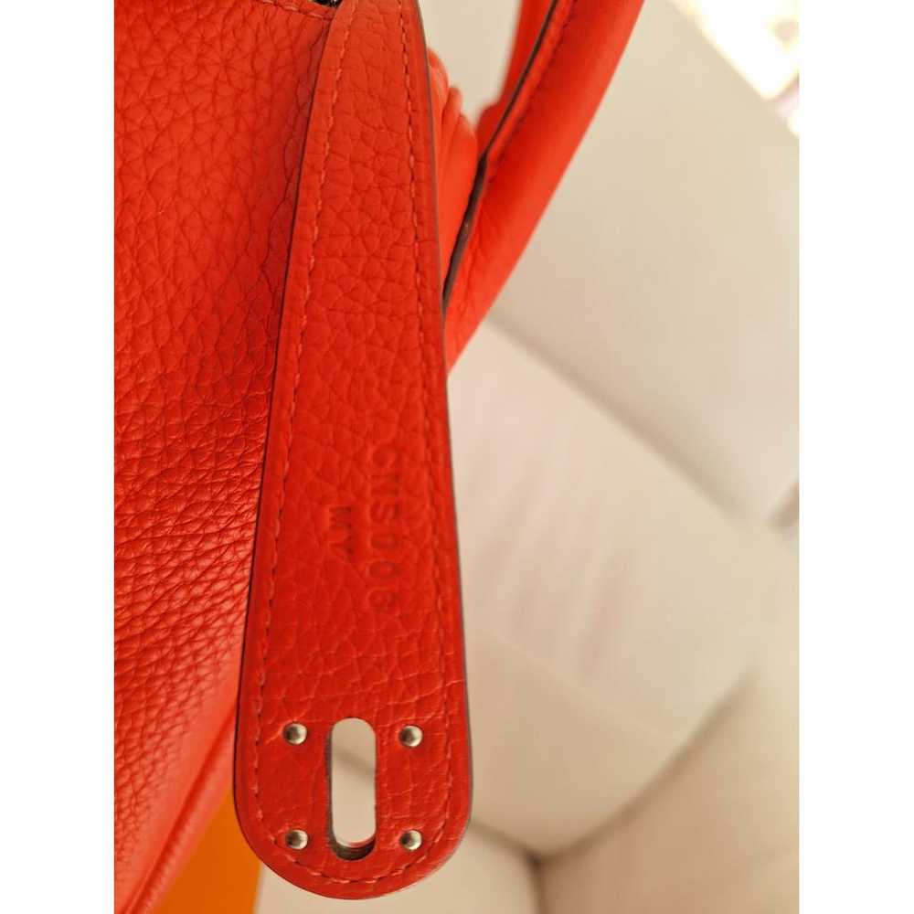 Hermès Lindy leather handbag - image 4