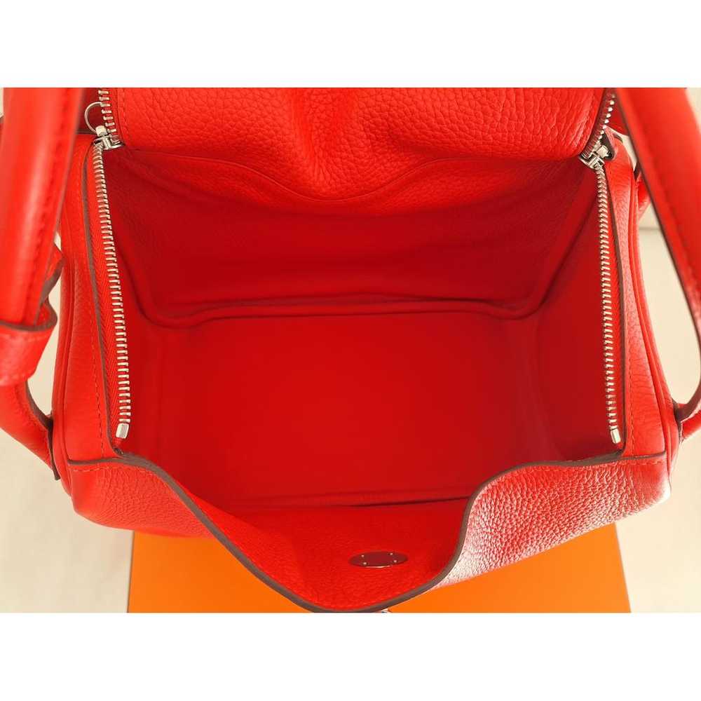 Hermès Lindy leather handbag - image 9