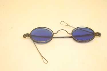 Antique Sliding Temple Double Lens Early 19th Cen… - image 1