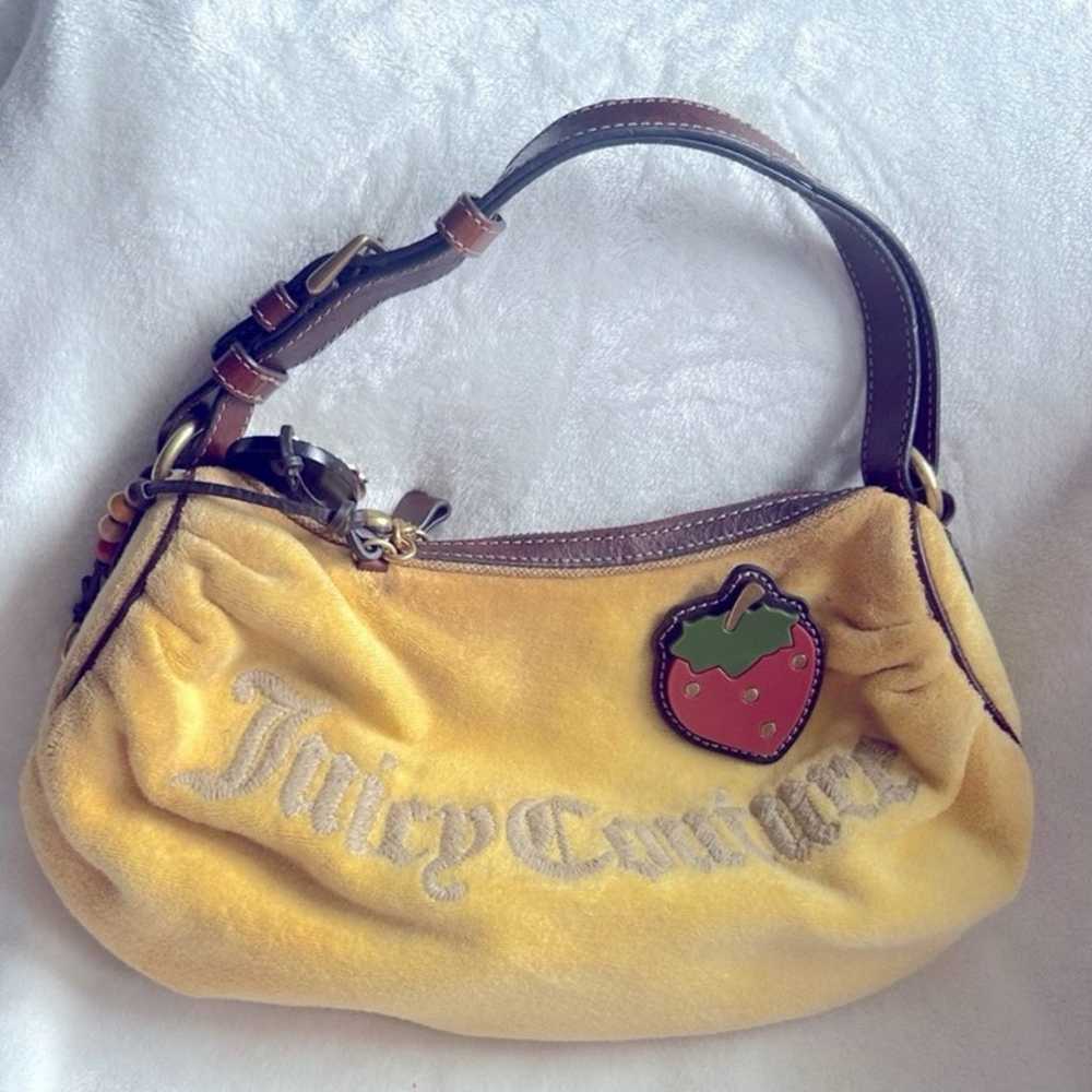 Juicy Couture vintage strawberry fields yellow te… - image 2