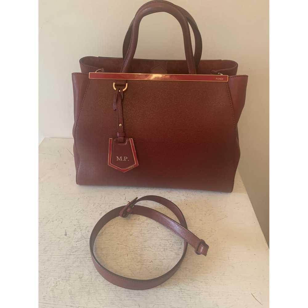 Fendi 2Jours leather handbag - image 10