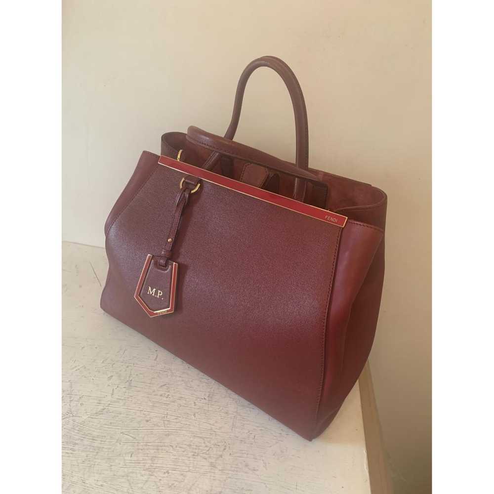 Fendi 2Jours leather handbag - image 3