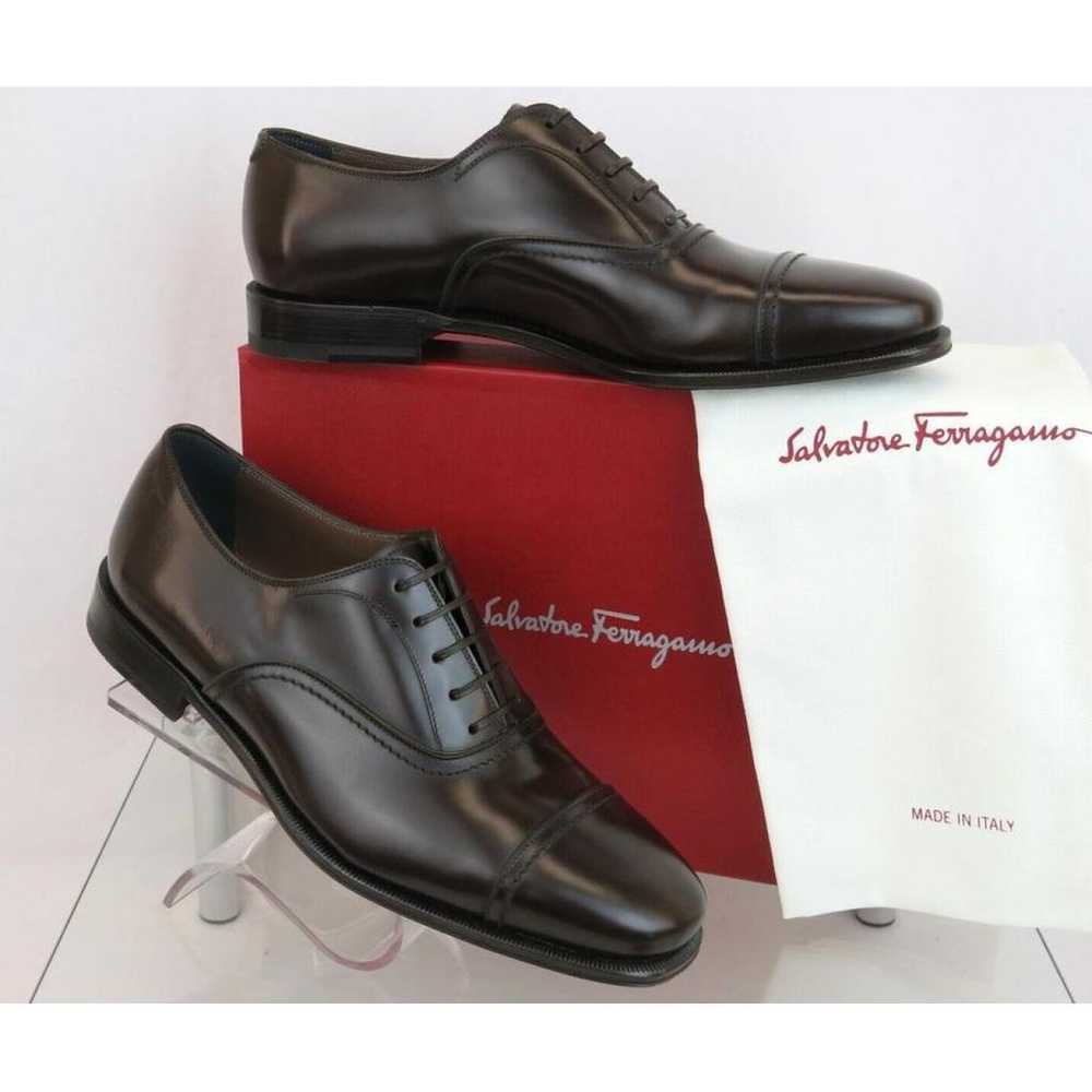 Salvatore Ferragamo Leather lace ups - image 4