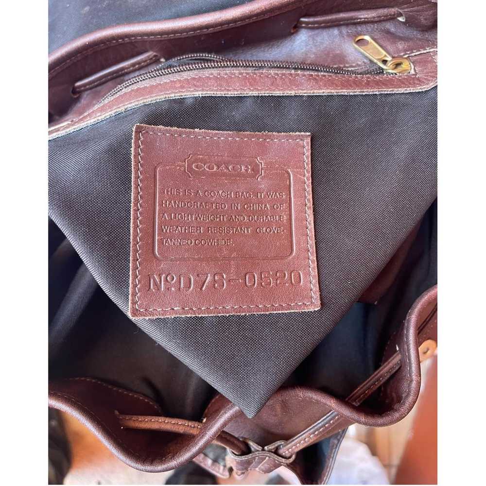 Coach Leather backpack - image 10